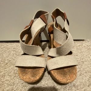 Lucky Brand Cork Wedge sandals